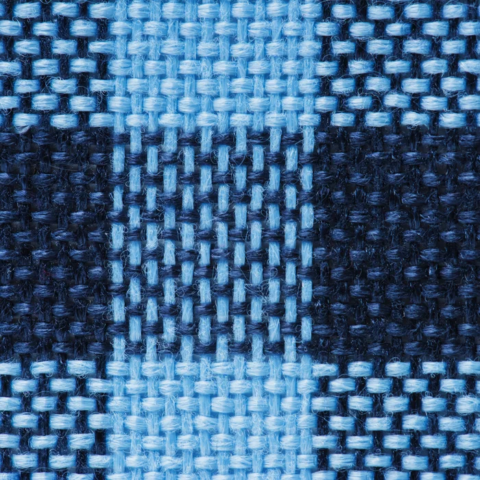 Indigo Check Yarn Dye swatch